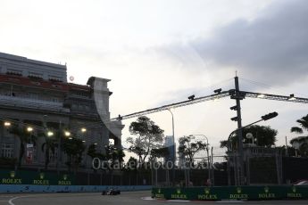 World © Octane Photographic Ltd. Formula 1 - British Grand Prix. Antonio Giovinazzi - Haas F1 Team VF-17 Reserve Driver. Marina Bay Street Circuit, Singapore. Friday 15th September 2017. Digital Ref: 1958LB2D1151