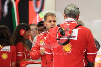 World © Octane Photographic Ltd. Formula 1 - Singapore Grand Prix - Practice 3. Sebastian Vettel - Scuderia Ferrari SF70H. Marina Bay Street Circuit, Singapore. Saturday 16th September 2017. Digital Ref:1962LB1D1142