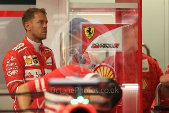 World © Octane Photographic Ltd. Formula 1 - Singapore Grand Prix - Practice 3. Sebastian Vettel - Scuderia Ferrari SF70H. Marina Bay Street Circuit, Singapore. Saturday 16th September 2017. Digital Ref:1962LB1D1149