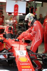World © Octane Photographic Ltd. Formula 1 - Singapore Grand Prix - Practice 3. Sebastian Vettel - Scuderia Ferrari SF70H. Marina Bay Street Circuit, Singapore. Saturday 16th September 2017. Digital Ref:1962LB1D1229