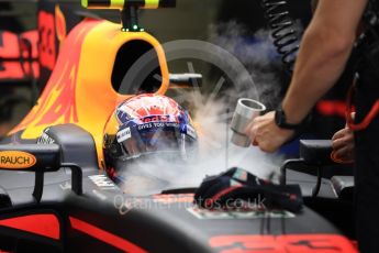 World © Octane Photographic Ltd. Formula 1 - Singapore Grand Prix - Practice 3. Max Verstappen - Red Bull Racing RB13. Marina Bay Street Circuit, Singapore. Saturday 16th September 2017. Digital Ref:1962LB1D1346