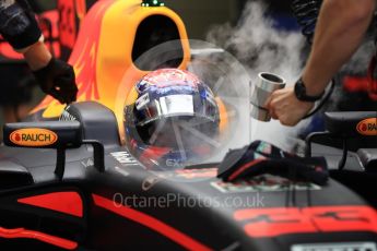 World © Octane Photographic Ltd. Formula 1 - Singapore Grand Prix - Practice 3. Max Verstappen - Red Bull Racing RB13. Marina Bay Street Circuit, Singapore. Saturday 16th September 2017. Digital Ref:1962LB1D1373