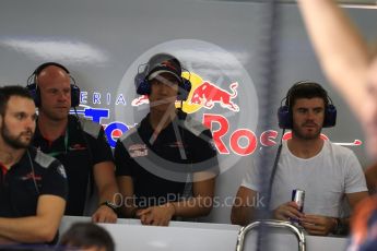 World © Octane Photographic Ltd. Formula 1 - Singapore Grand Prix - Practice 3. Sean Gelael - Scuderia Toro Rosso STR12. Marina Bay Street Circuit, Singapore. Saturday 16th September 2017. Digital Ref:1962LB1D1594