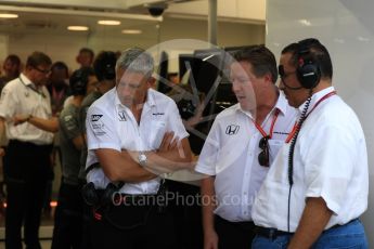 World © Octane Photographic Ltd. Formula 1 - Singapore Grand Prix - Paddock. Zak Brown - Executive Director of McLaren Technology Group. Marina Bay Street Circuit, Singapore. Saturday 16th September 2017. Digital Ref:1962LB1D1741