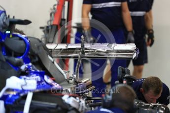 World © Octane Photographic Ltd. Formula 1 - Singapore Grand Prix - Practice 3. Marcus Ericsson – Sauber F1 Team C36. Marina Bay Street Circuit, Singapore. Saturday 16th September 2017. Digital Ref:1962LB1D1784