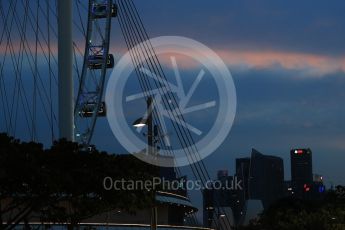 World © Octane Photographic Ltd. Formula 1 - Singapore Grand Prix - Practice 3. Singapore flyer. Marina Bay Street Circuit, Singapore. Saturday 16th September 2017. Digital Ref:1962LB1D1898