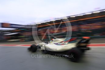 World © Octane Photographic Ltd. Formula 1 - Singapore Grand Prix - Practice 3. Felipe Massa - Williams Martini Racing FW40. Marina Bay Street Circuit, Singapore. Saturday 16th September 2017. Digital Ref:1962LB2D1637