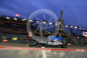 World © Octane Photographic Ltd. Formula 1 - Singapore Grand Prix - Practice 3. Valtteri Bottas - Mercedes AMG Petronas F1 W08 EQ Energy+. Marina Bay Street Circuit, Singapore. Saturday 16th September 2017. Digital Ref:1962LB2D1911