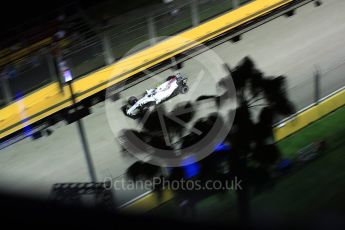 World © Octane Photographic Ltd. Formula 1 - Singapore Grand Prix - Qualifying. Lance Stroll - Williams Martini Racing FW40. Marina Bay Street Circuit, Singapore. Saturday 16th September 2017. Digital Ref: