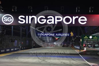 World © Octane Photographic Ltd. Formula 1 - Singapore Grand Prix - Race. rave preparation. Marina Bay Street Circuit, Singapore. Sunday 17th September 2017. Digital Ref: