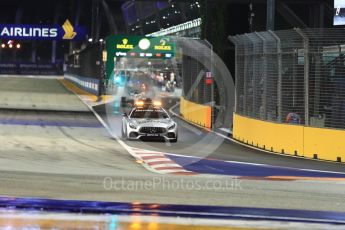 World © Octane Photographic Ltd. Formula 1 - Singapore Grand Prix - Race. Safety Car (Mercedes AMG GTs) deploys after 1st corner incident. Marina Bay Street Circuit, Singapore. Sunday 17th September 2017. Digital Ref: