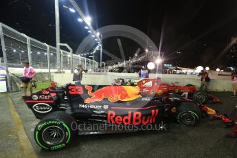 World © Octane Photographic Ltd. Formula 1 - Singapore Grand Prix - Race. Max Verstappen - Red Bull Racing RB13. Marina Bay Street Circuit, Singapore. Sunday 17th September 2017. Digital Ref: