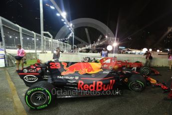 World © Octane Photographic Ltd. Formula 1 - Singapore Grand Prix - Race. Max Verstappen - Red Bull Racing RB13. Marina Bay Street Circuit, Singapore. Sunday 17th September 2017. Digital Ref: