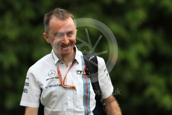 World © Octane Photographic Ltd. Formula 1 - Singapore Grand Prix - Paddock. Paddy Lowe - Chief Technical Officer at Williams Martini Racing. Marina Bay Street Circuit, Singapore. Saturday 16th September 2017. Digital Ref: 1961LB1D0755