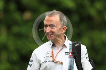 World © Octane Photographic Ltd. Formula 1 - Singapore Grand Prix - Paddock. Paddy Lowe - Chief Technical Officer at Williams Martini Racing. Marina Bay Street Circuit, Singapore. Saturday 16th September 2017. Digital Ref: 1961LB1D0758