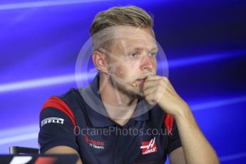 World © Octane Photographic Ltd. Formula 1 - Singapore Grand Prix – Thursday Driver Press Conference – Part 2. Kevin Magnussen - Haas F1 Team. Marina Bay Street Circuit, Singapore. Thursday 14th September 2017. Digital Ref: 1956LB1D7770