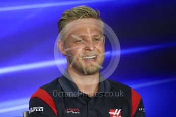 World © Octane Photographic Ltd. Formula 1 - Singapore Grand Prix – Thursday Driver Press Conference – Part 2. Kevin Magnussen - Haas F1 Team. Marina Bay Street Circuit, Singapore. Thursday 14th September 2017. Digital Ref: 1956LB1D7794