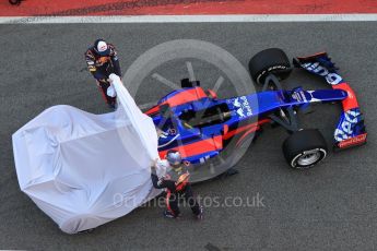 World © Octane Photographic Ltd. Scuderia Toro Rosso STR12 launch, Circuit de Barcelona-Catalunya. Sunday 26th February 2017. Digital Ref :1777CB1D2476