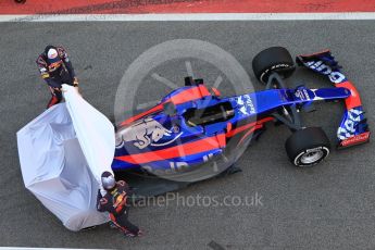 World © Octane Photographic Ltd. Scuderia Toro Rosso STR12 launch, Circuit de Barcelona-Catalunya. Sunday 26th February 2017. Digital Ref :1777CB1D2490