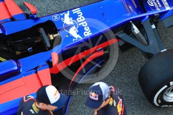 World © Octane Photographic Ltd. Scuderia Toro Rosso STR12 launch, Circuit de Barcelona-Catalunya. Sunday 26th February 2017. Digital Ref :1777CB1D5863