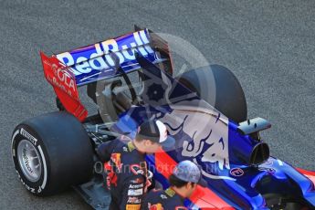 World © Octane Photographic Ltd. Scuderia Toro Rosso STR12 launch, Circuit de Barcelona-Catalunya. Sunday 26th February 2017. Digital Ref :1777CB1D5870