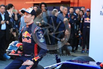 World © Octane Photographic Ltd. Scuderia Toro Rosso STR12 launch, Circuit de Barcelona-Catalunya. Sunday 26th February 2017. Digital Ref :1777LB1D7854