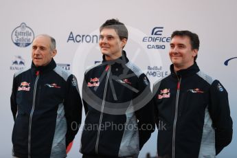 World © Octane Photographic Ltd. Scuderia Toro Rosso STR12 launch, Circuit de Barcelona-Catalunya. Sunday 26th February 2017. Digital Ref :1777LB1D8020