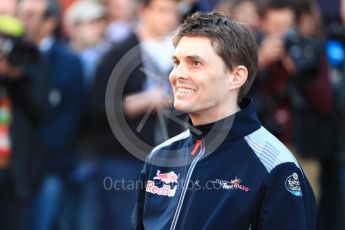 World © Octane Photographic Ltd. Scuderia Toro Rosso STR12 launch, Circuit de Barcelona-Catalunya. Sunday 26th February 2017. Digital Ref :1777LB1D8054