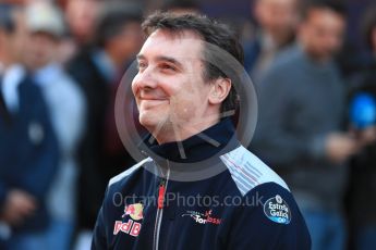 World © Octane Photographic Ltd. Scuderia Toro Rosso STR12 launch, Circuit de Barcelona-Catalunya. Sunday 26th February 2017. Digital Ref :1777LB1D8074