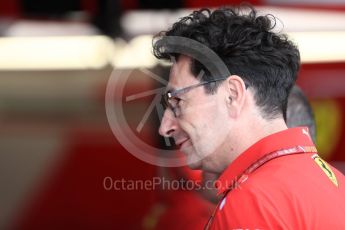 World © Octane Photographic Ltd. Formula 1 – Italian GP -Practice 3. Maurizio Arrivabene – Managing Director and Team Principal of Scuderia Ferrari. Autodromo Nazionale di Monza, Monza, Italy. Saturday 1st September 2018.