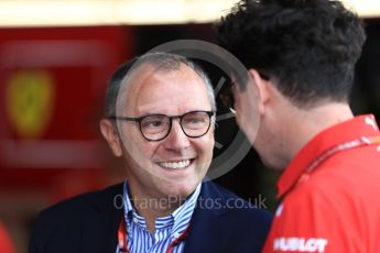 World © Octane Photographic Ltd. Formula 1 – Italian GP -Practice 3. Stefano Domenicali - CEO of Italian sports car manufacturer Automobili Lamborghini S.p.A. Autodromo Nazionale di Monza, Monza, Italy. Saturday 1st September 2018.