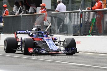 World © Octane Photographic Ltd. Formula 1 – Italian GP -Practice 3. Scuderia Toro Rosso STR13 – Brendon Hartley. Autodromo Nazionale di Monza, Monza, Italy. Saturday 1st September 2018.