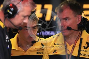 World © Octane Photographic Ltd. Formula 1 - Italian GP - Practice 3. Nick Chester – Chassis Technical Director at Renault Sport Formula 1 Team. Autodromo Nazionale di Monza, Monza, Italy. Saturday 1st September 2018.