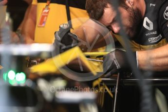 World © Octane Photographic Ltd. Formula 1 - Italian GP - Practice 3. Nick Chester – Chassis Technical Director at Renault Sport Formula 1 Team. Autodromo Nazionale di Monza, Monza, Italy. Saturday 1st September 2018.