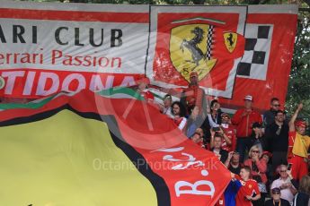 World © Octane Photographic Ltd. Formula 1 – Italian GP -Practice 3. Scuderia Ferrari fans. Autodromo Nazionale di Monza, Monza, Italy. Saturday 1st September 2018.