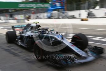 World © Octane Photographic Ltd. Formula 1 – Italian GP -Practice 3. Mercedes AMG Petronas Motorsport AMG F1 W09 EQ Power+ - Valtteri Bottas. Autodromo Nazionale di Monza, Monza, Italy. Saturday 1st September 2018.