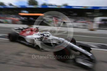 World © Octane Photographic Ltd. Formula 1 – Italian GP -Practice 3. Alfa Romeo Sauber F1 Team C37 – Marcus Ericsson. Autodromo Nazionale di Monza, Monza, Italy. Saturday 1st September 2018.
