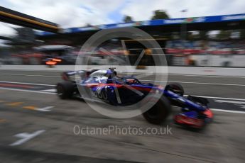 World © Octane Photographic Ltd. Formula 1 – Italian GP -Practice 3. Scuderia Toro Rosso STR13 – Brendon Hartley. Autodromo Nazionale di Monza, Monza, Italy. Saturday 1st September 2018.