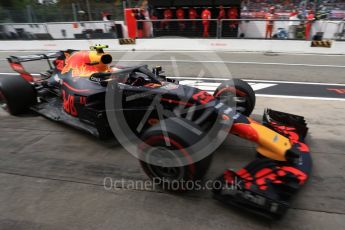 World © Octane Photographic Ltd. Formula 1 – Italian GP -Practice 3. Aston Martin Red Bull Racing TAG Heuer RB14 – Max Verstappen. Autodromo Nazionale di Monza, Monza, Italy. Saturday 1st September 2018.