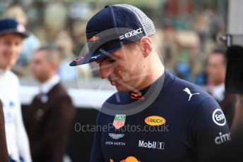 World © Octane Photographic Ltd. Formula 1 – Abu Dhabi GP - Drivers Parade. Aston Martin Red Bull Racing TAG Heuer RB14 – Max Verstappen. Yas Marina Circuit, Abu Dhabi. Sunday 25th November 2018.