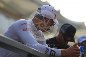 World © Octane Photographic Ltd. Formula 1 – Abu Dhabi GP - Drivers Parade. Alfa Romeo Sauber F1 Team C37 – Marcus Ericsson. Yas Marina Circuit, Abu Dhabi. Sunday 25th November 2018.