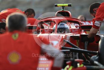 World © Octane Photographic Ltd. Formula 1 –  Abu Dhabi GP - Grid. Scuderia Ferrari SF71-H – Kimi Raikkonen. Yas Marina Circuit, Abu Dhabi. Sunday 25th November 2018.