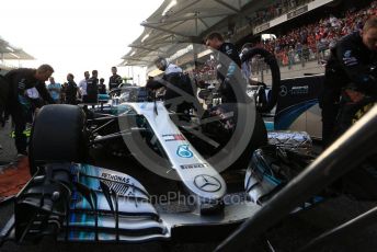 World © Octane Photographic Ltd. Formula 1 – Abu Dhabi GP - Grid. Mercedes AMG Petronas Motorsport AMG F1 W09 EQ Power+ - Valtteri Bottas. Yas Marina Circuit, Abu Dhabi. Sunday 25th November 2018.