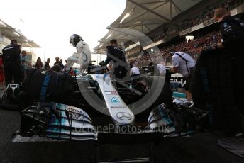 World © Octane Photographic Ltd. Formula 1 – Abu Dhabi GP - Grid. Mercedes AMG Petronas Motorsport AMG F1 W09 EQ Power+ - Valtteri Bottas. Yas Marina Circuit, Abu Dhabi. Sunday 25th November 2018.