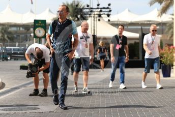 World © Octane Photographic Ltd. Formula 1 –  Abu Dhabi GP - Paddock. Williams Martini Racing FW41 – Robert Kubica. Yas Marina Circuit, Abu Dhabi. Saturday 24th November 2018.