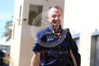World © Octane Photographic Ltd. Formula 1 - Abu Dhabi GP - Paddock. Paddy Lowe - Chief Technical Officer at Williams Martini Racing. Yas Marina Circuit, Abu Dhabi. Saturday 24th November 2018.