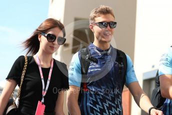 World © Octane Photographic Ltd. Formula 1 –  Abu Dhabi GP - Paddock. Williams Martini Racing FW41 – Sergey Sirotkin. Yas Marina Circuit, Abu Dhabi. Saturday 24th November 2018.