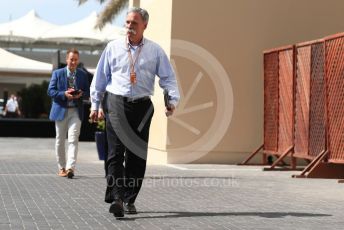 World © Octane Photographic Ltd. Formula 1 - Abu Dhabi GP - Paddock. Chase Carey - Chief Executive Officer of the Formula One Group. Yas Marina Circuit, Abu Dhabi. Saturday 24th November 2018.