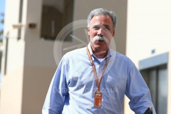 World © Octane Photographic Ltd. Formula 1 - Abu Dhabi GP - Paddock. Chase Carey - Chief Executive Officer of the Formula One Group. Yas Marina Circuit, Abu Dhabi. Saturday 24th November 2018.