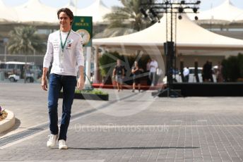 World © Octane Photographic Ltd. Formula 1 - Abu Dhabi GP - Practice 3. Esteban Gutierrez  - Simulator Driver for Mercedes. Yas Marina Circuit, Abu Dhabi. Saturday 24th November 2018.